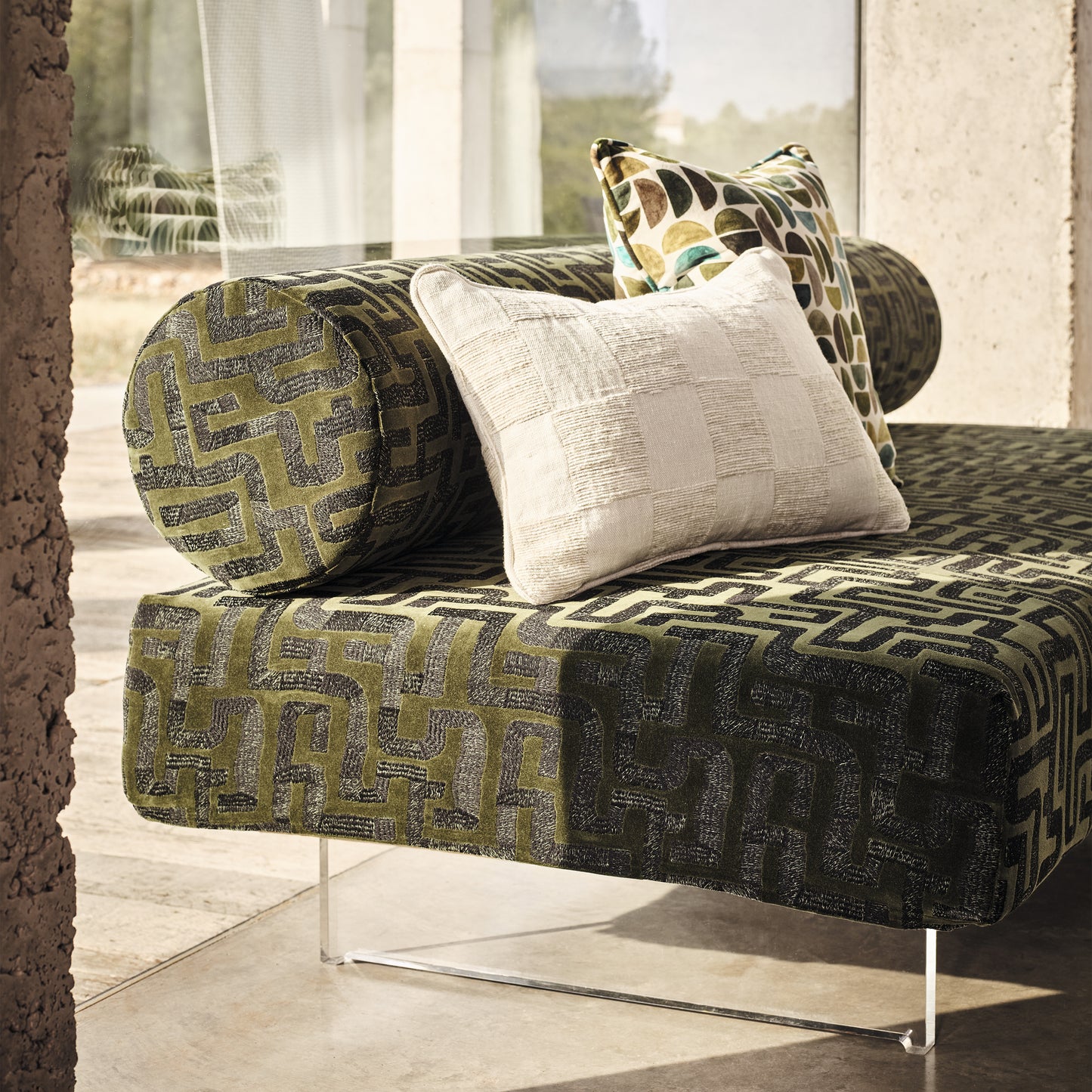 Zinc Textile Labyrinth Hunting