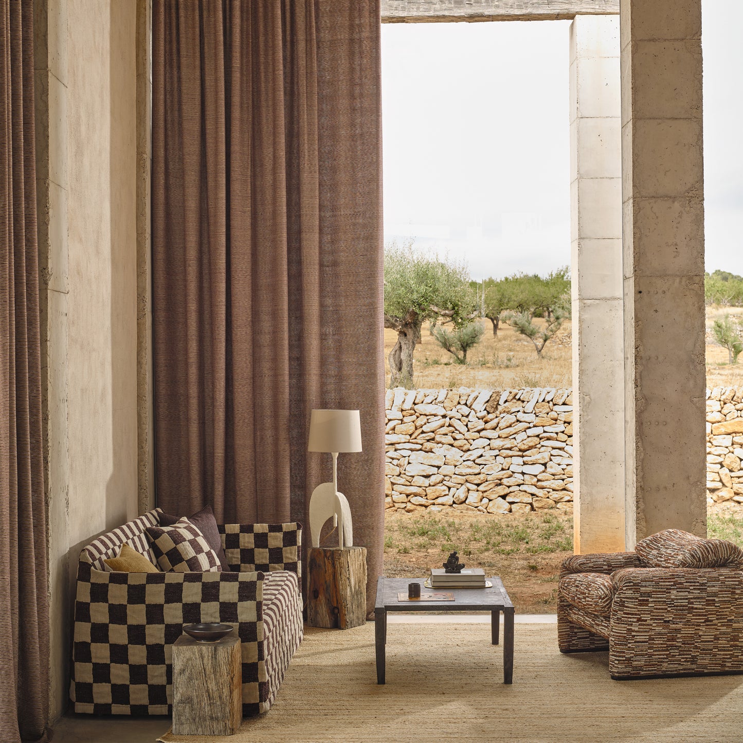 Zinc Textile Checkmate Storm