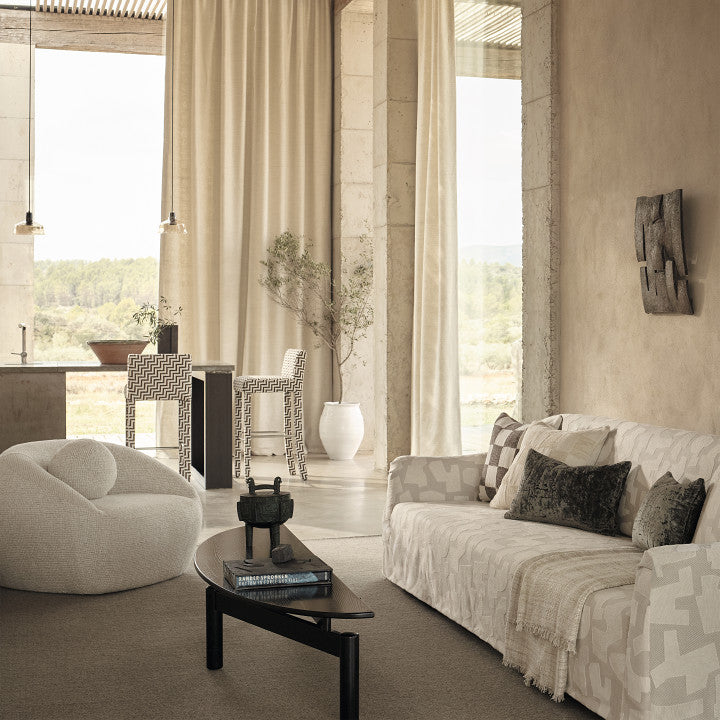 Zinc Textile Draughts Moonbeam