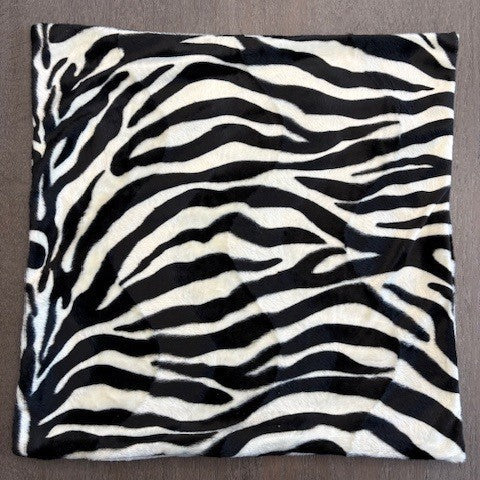 4x Zebra cushion covers 40x40cm