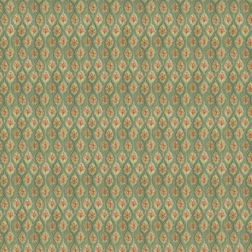 Voyage Maison Zephyr Printed Cotton Fabric Moss