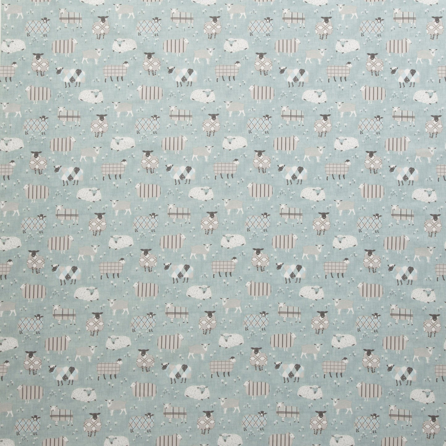 iLiv Baa Baa Designer Curtain Fabric Duckegg