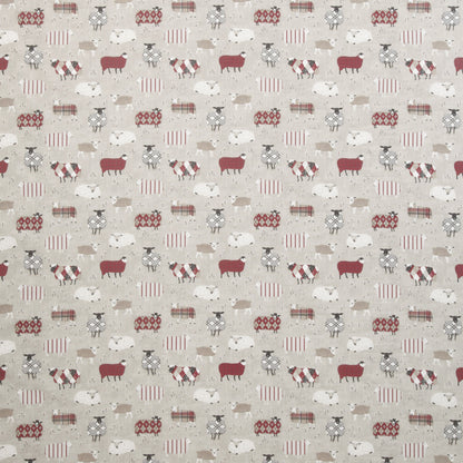 iLiv Baa Baa Designer Curtain Fabric Peony