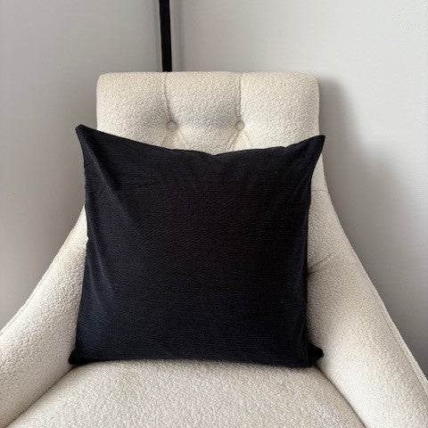 Clearance Tende Cotone Noir Cushion 45x45cm