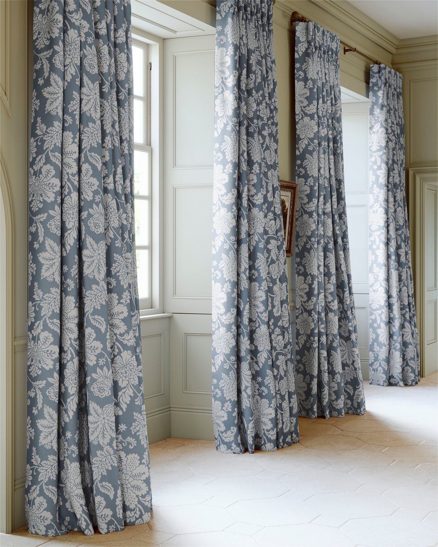 James Hare Cartouche Jacobean Victoria Blue