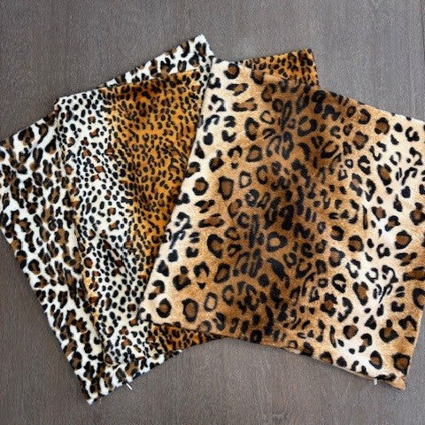 3x Mixture of Animal print cushion covers 40x40cm