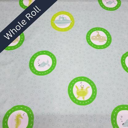 Casadeco Surprise Mer Vert Turquoise - Whole Roll 60m