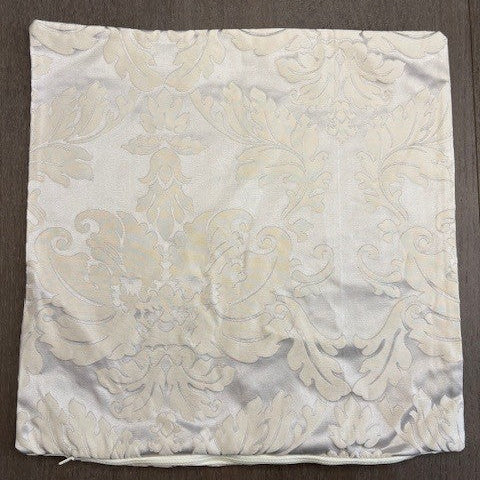 2x Damask Champagne cushion covers 40cmx40cm