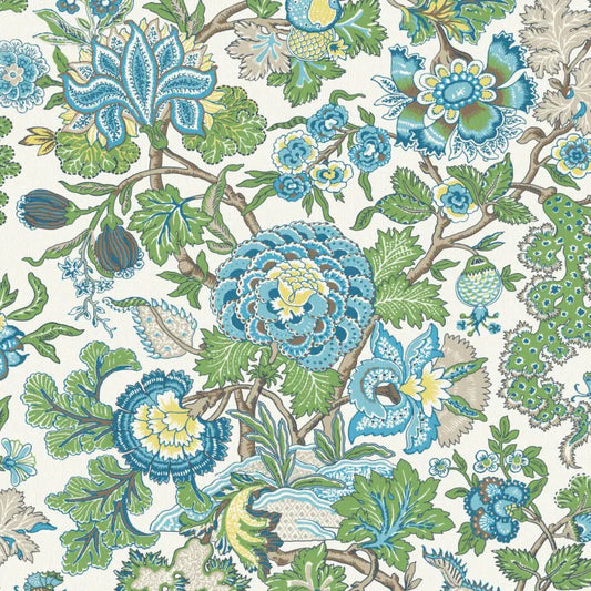 Warner House Fleurs Indienne Azure