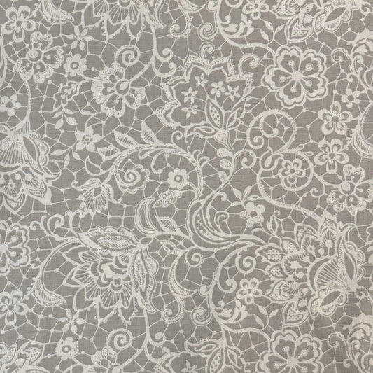 Clarke & Clarke Lace Pebble