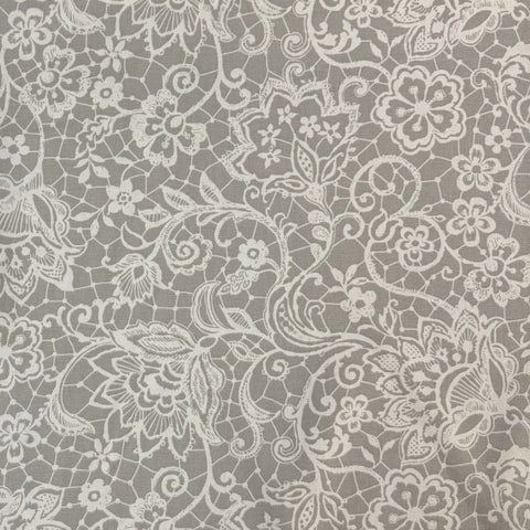 Clarke & Clarke Lace Pebble
