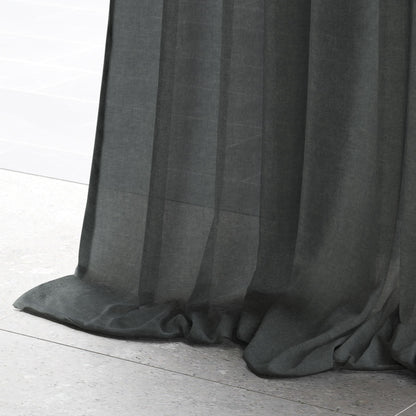 Warwick Laundered-Linen Charcoal Double Width