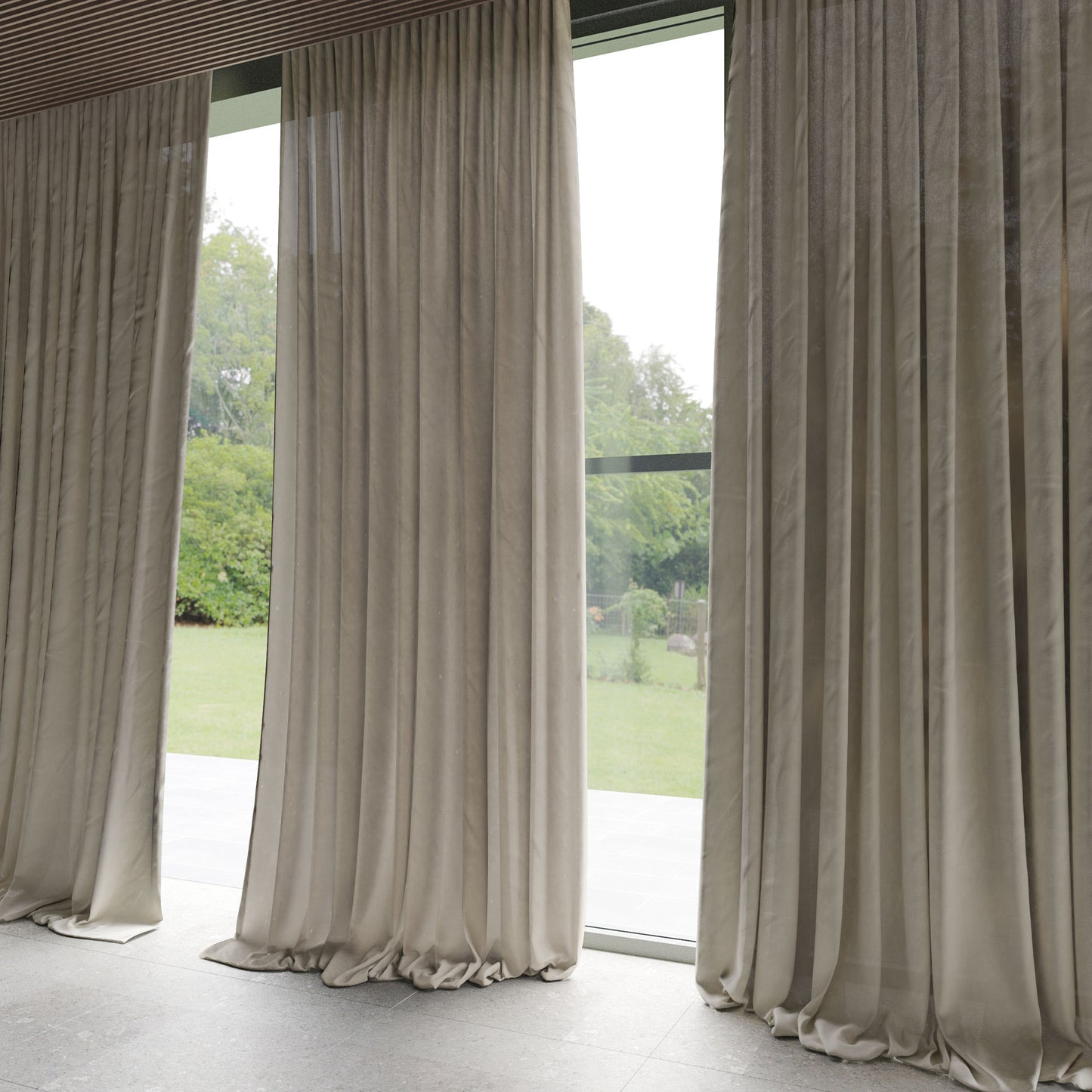 Warwick Laundered-Linen Stucco Double Width