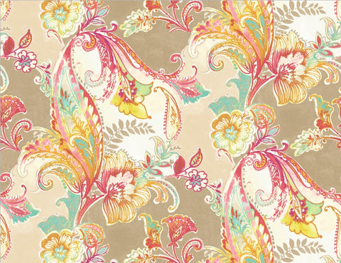 Edinburgh Weavers Lucia Red-beige