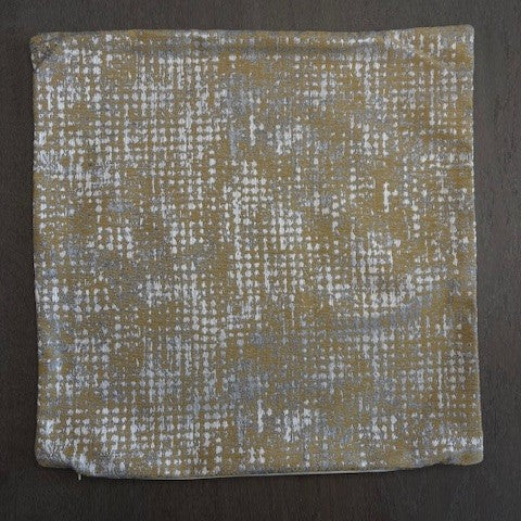 5x Mixture of Gold cushion covers 40x40cm