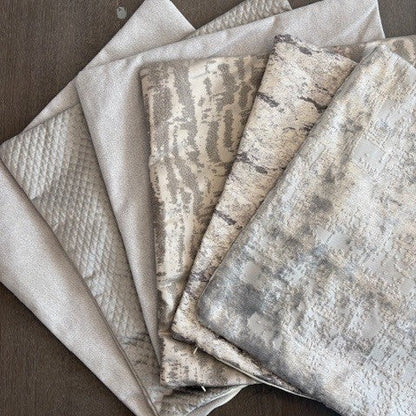 6x Mixture of Silver/Grey cushion covers 40x40cm