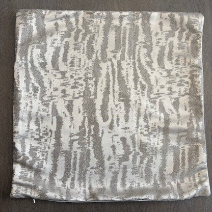 6x Mixture of Silver/Grey cushion covers 40x40cm