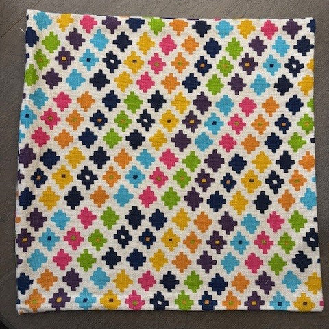 4x Multicolor cushion covers 50cmx50cm