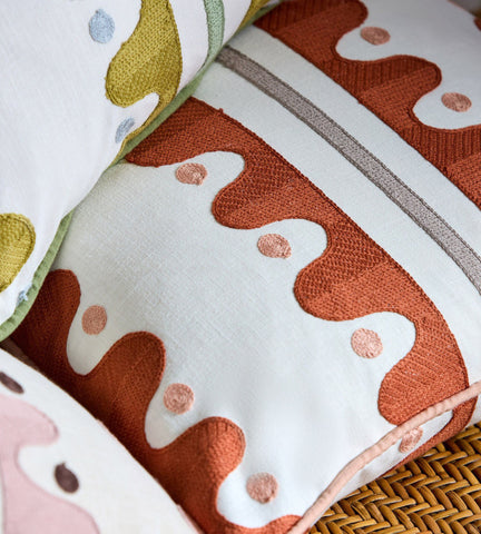 Scion Oakham Embroidery Tomato