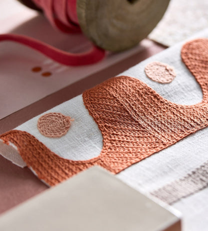 Scion Oakham Embroidery Tomato