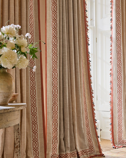 James Hare Fête Key Braid Coral