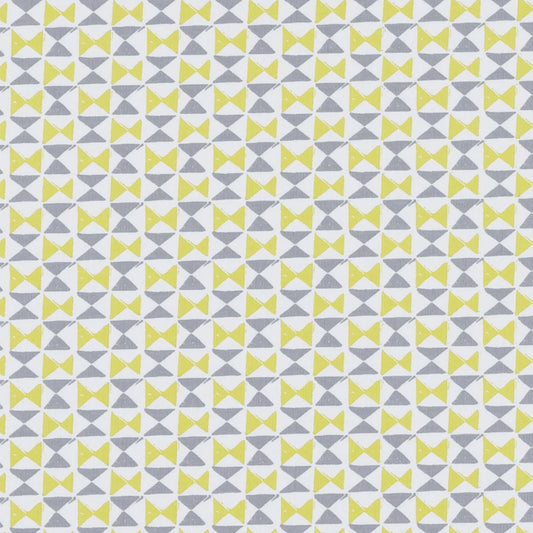 Clarke & Clarke Orianna Chartreuse/Charcoal