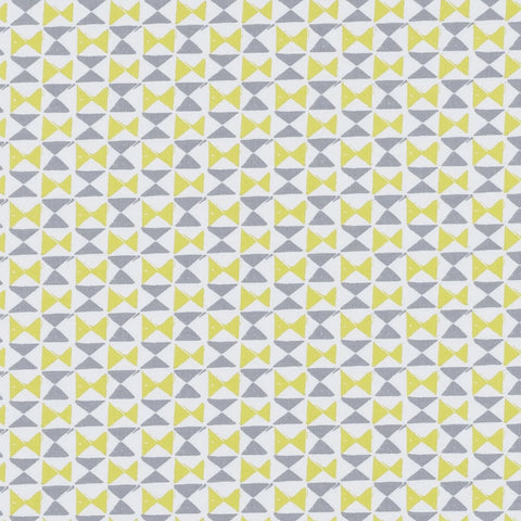 Clarke & Clarke Orianna Chartreuse/Charcoal