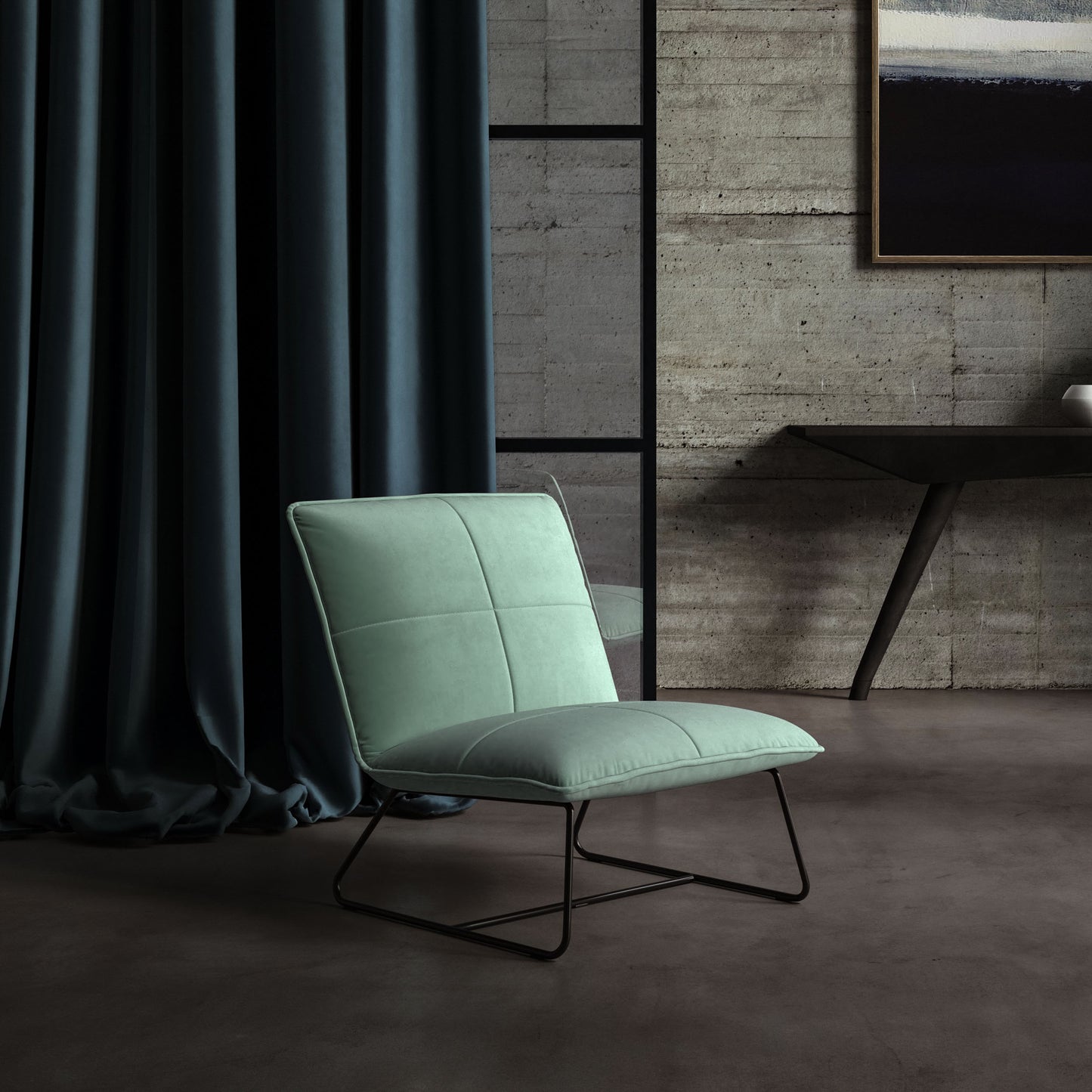 Warwick Plush Velvet IV Aqua