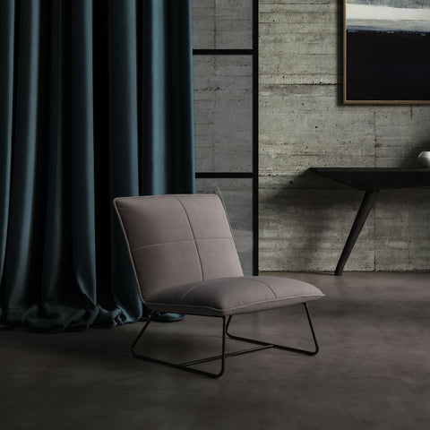Warwick Plush Velvet  Asphalt