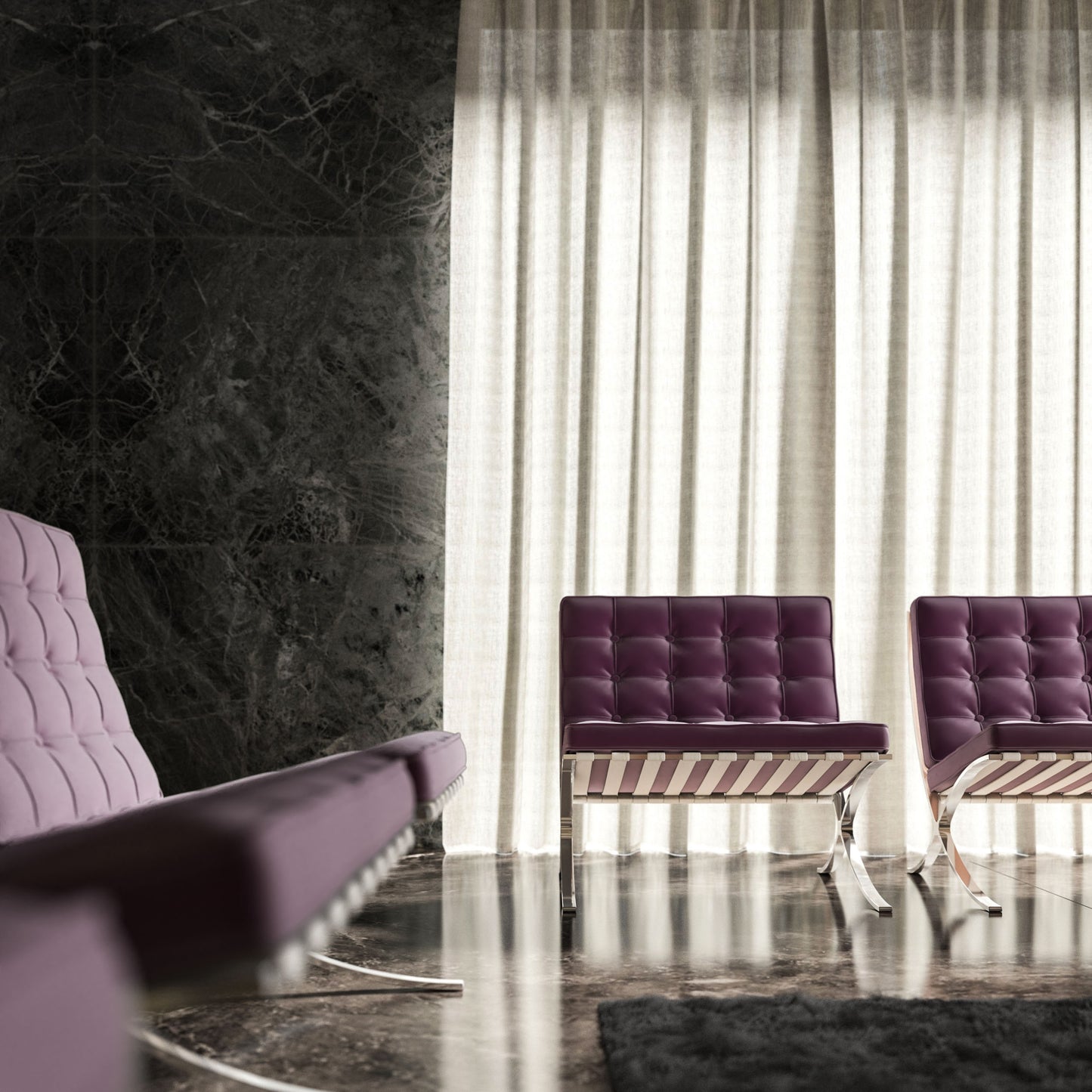 Warwick Plush Velvet IV Grape