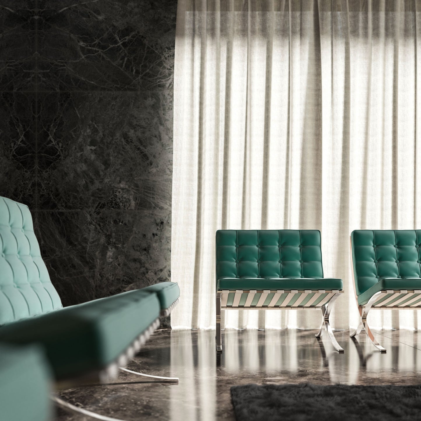 Warwick Plush Velvet IV Kingfisher