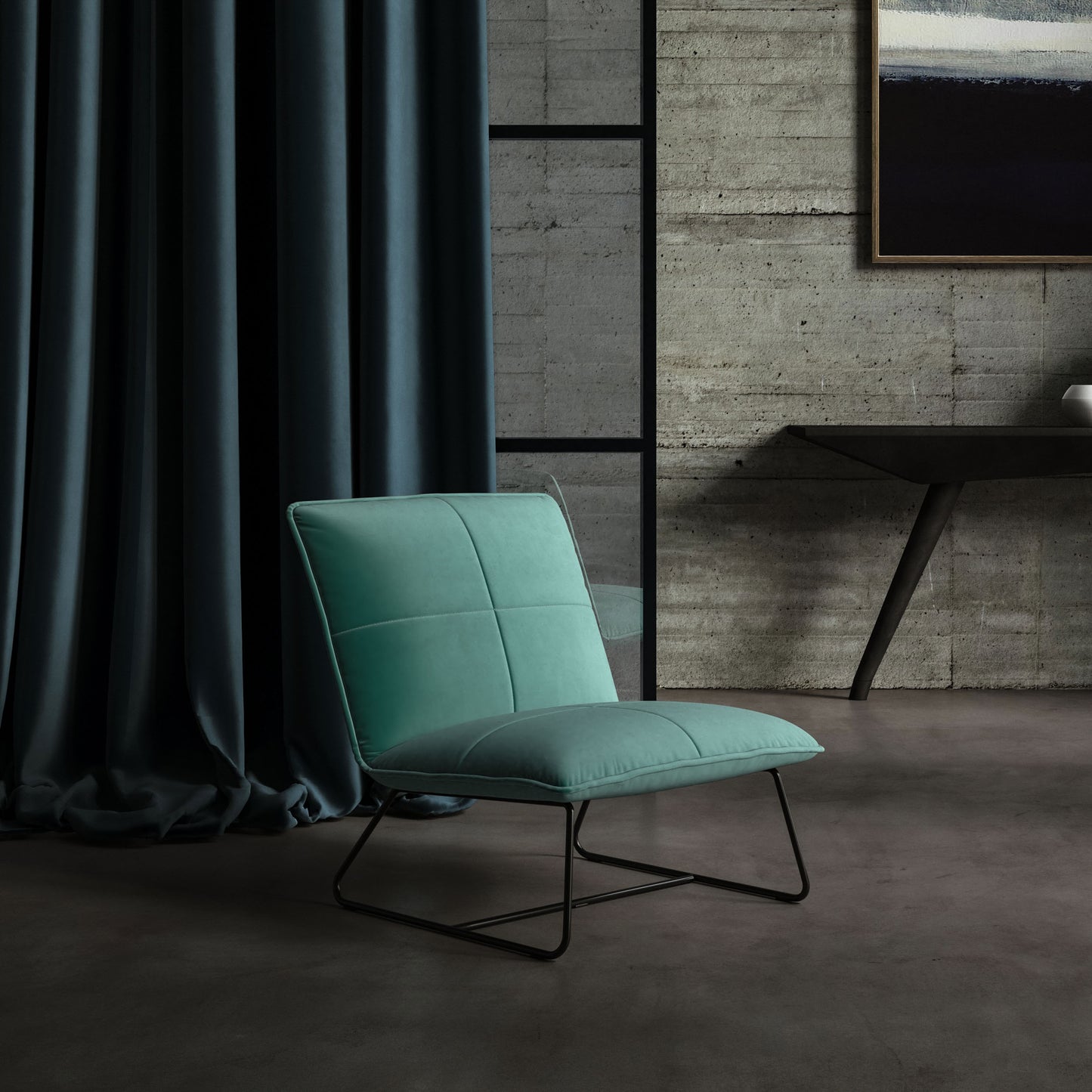 Warwick Plush Velvet IV Kingfisher