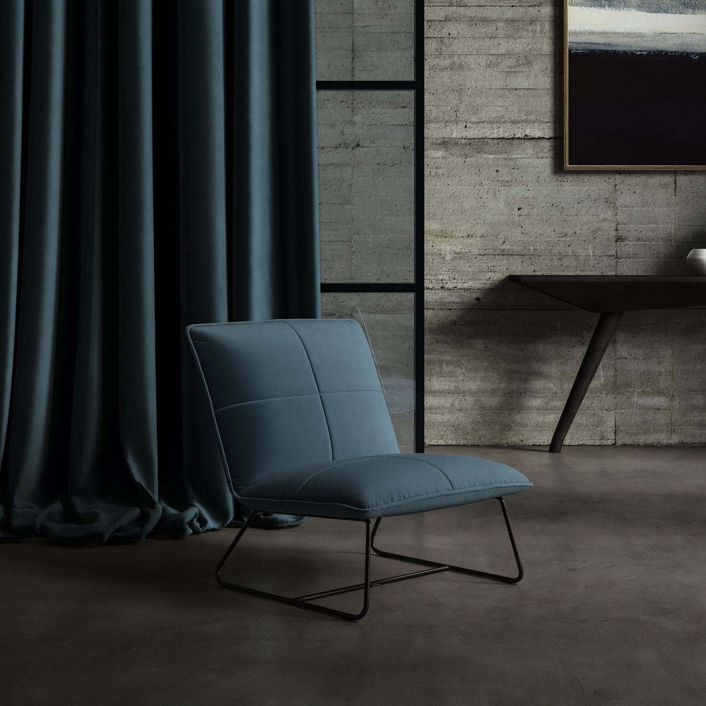 Warwick Plush Velvet IV Navy