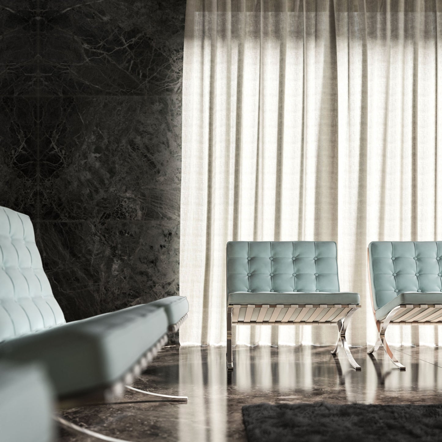 Warwick Plush Velvet IV Sky