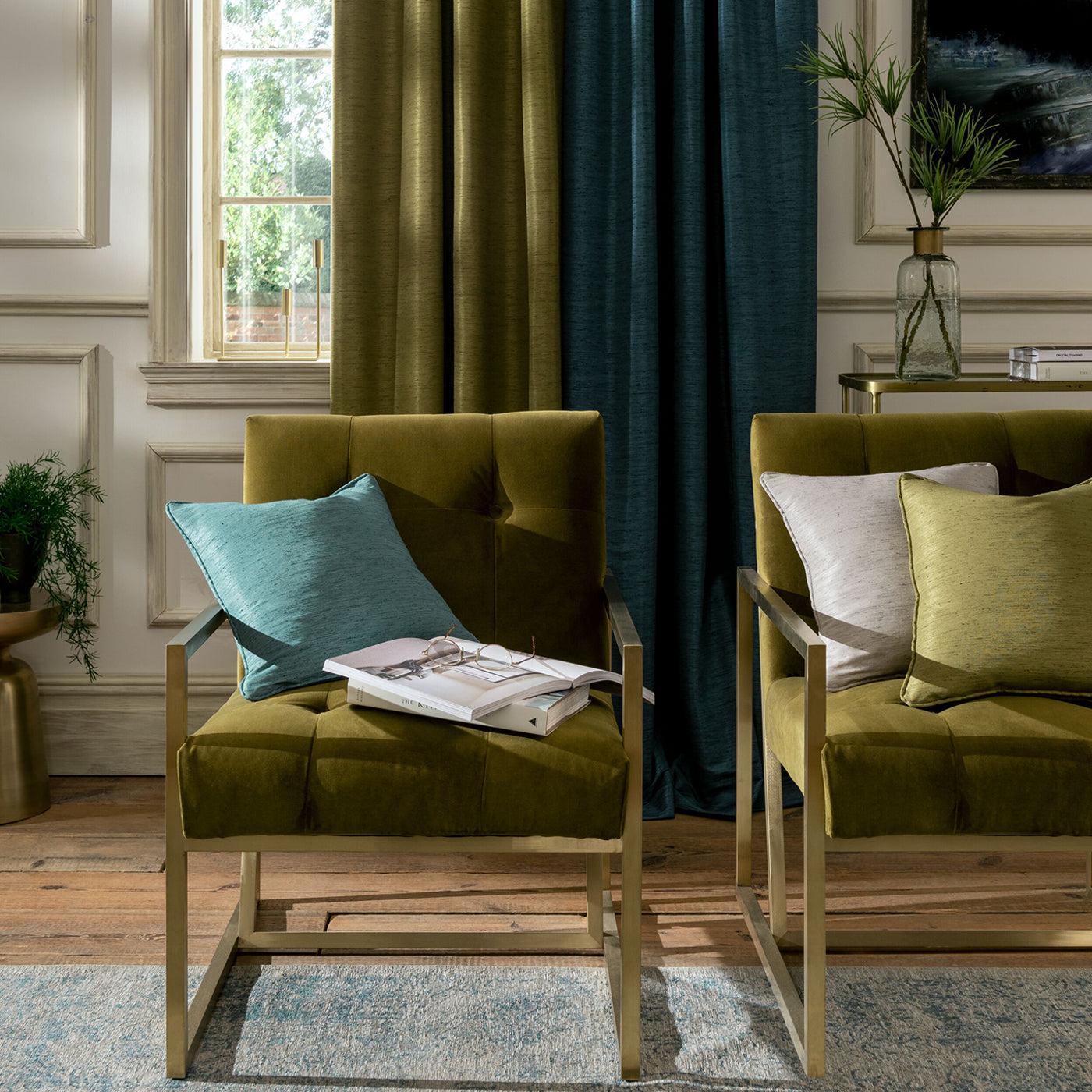 Clarke & Clarke Ravello Olive