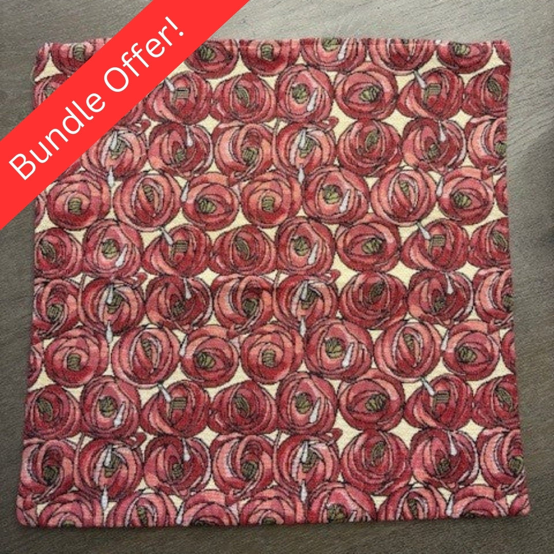 4x Roseland cushion covers 40x40cm