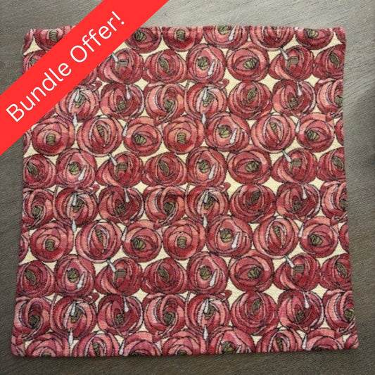 4x Roseland cushion covers 40x40cm