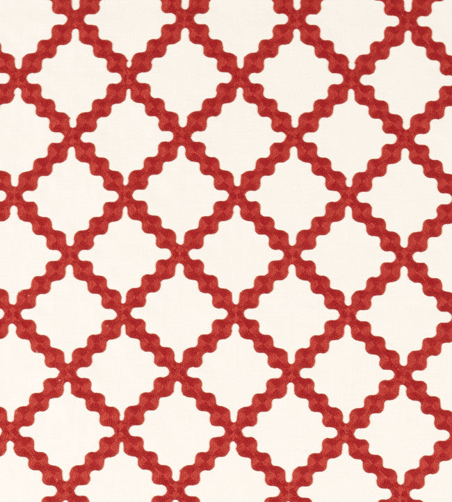 Scion Swithland Embroidery Ladybird Red