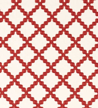 Scion Swithland Embroidery Ladybird Red