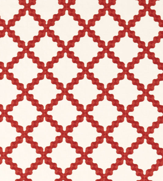 Scion Swithland Embroidery Ladybird Red