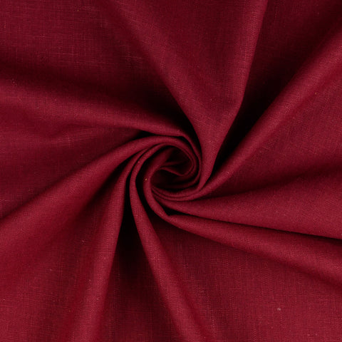 Chatham Glyn Purely Linen Burgundy