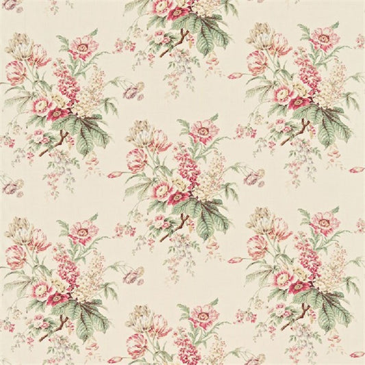Sanderson Tournier Strawberry/ Cream 4.2 metre piece