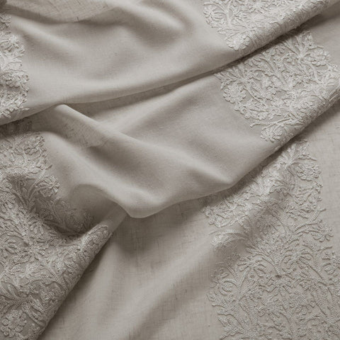William Morris Blackthorn Stripe Sheer Linen
