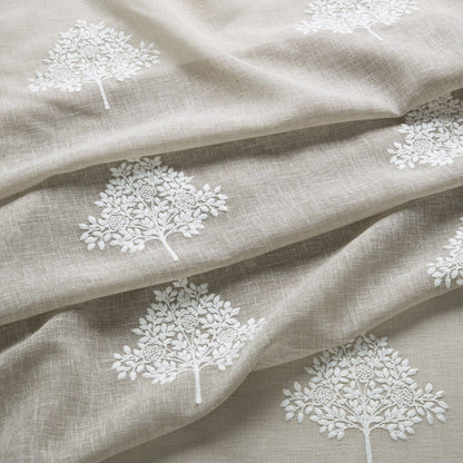 William Morris Marigold Tree Sheer Linen