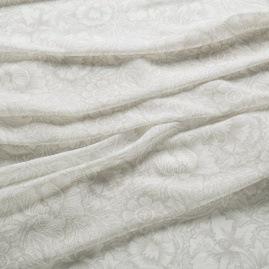 William Morris Poppy Sheer Linen