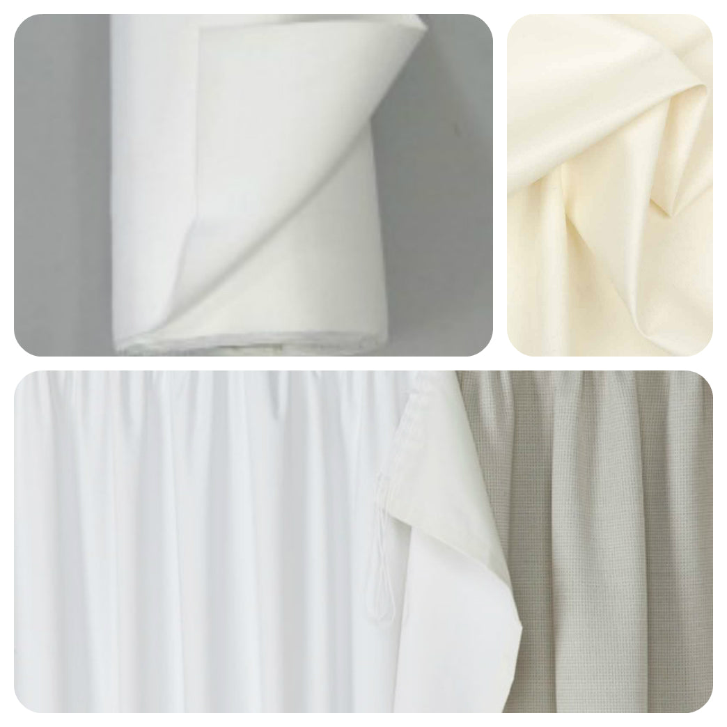 Curtain Lining Blackout White