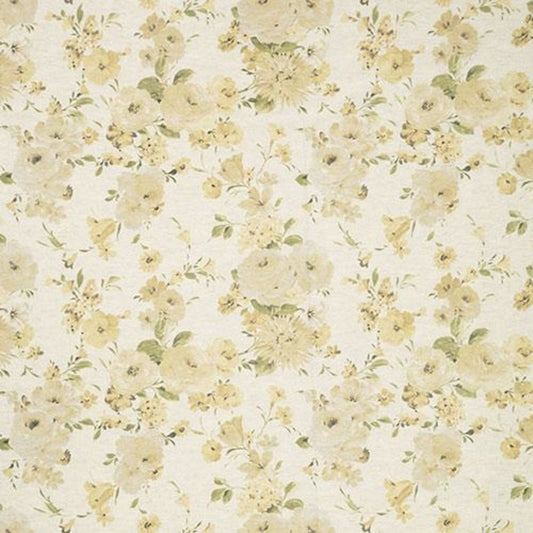 iLiv Amelie Linen Curtain Fabric Primrose