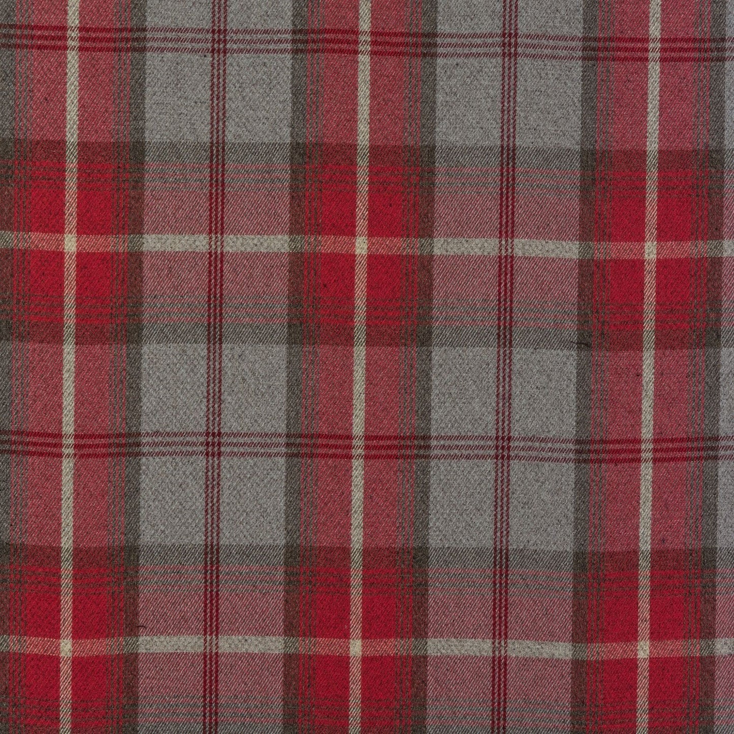Balmoral Curtain Fabric Cherry