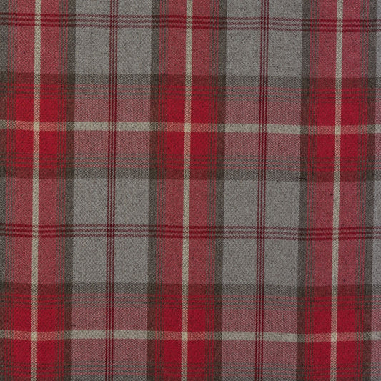 Balmoral Curtain Fabric Cherry