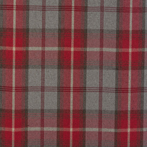 Balmoral Curtain Fabric Cherry